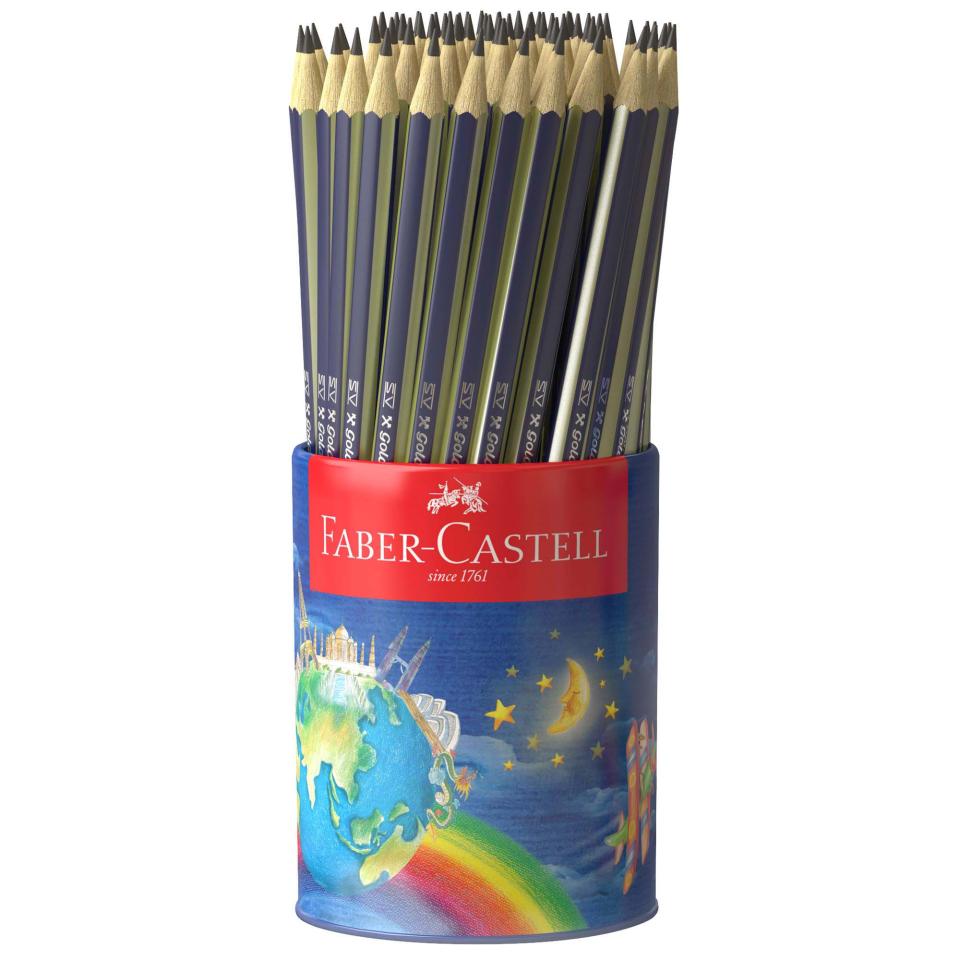 Faber Castell Goldfaber Graphite Pencil B Tin Cup Winc