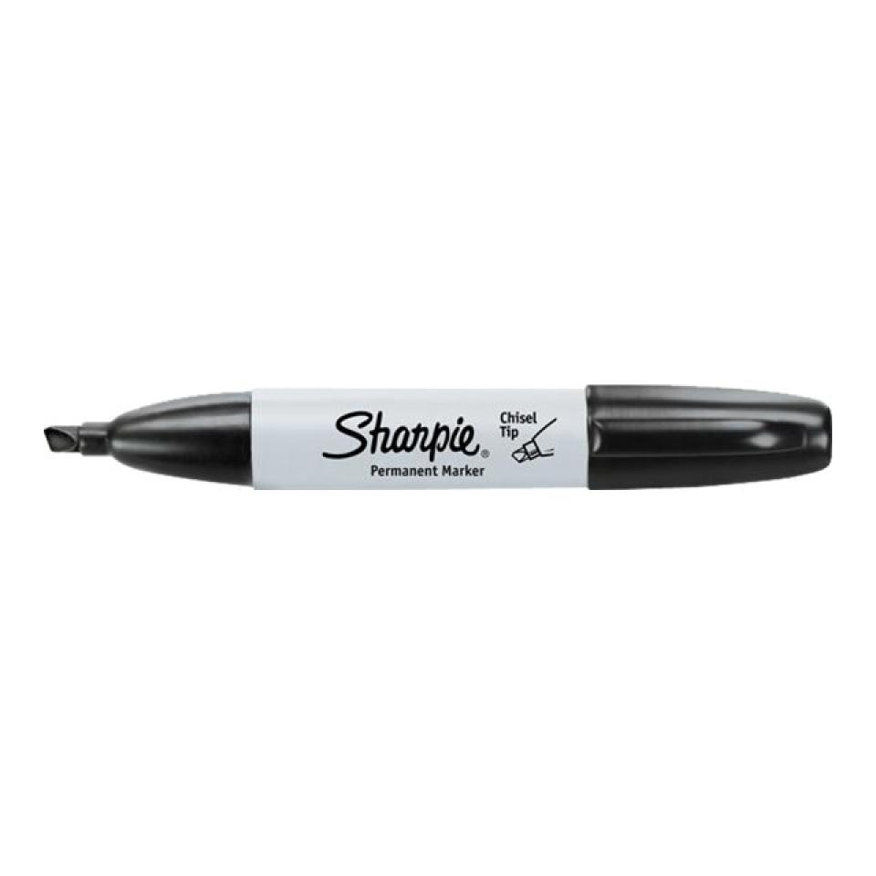 Sharpie Permanent Marker Chisel Black Winc