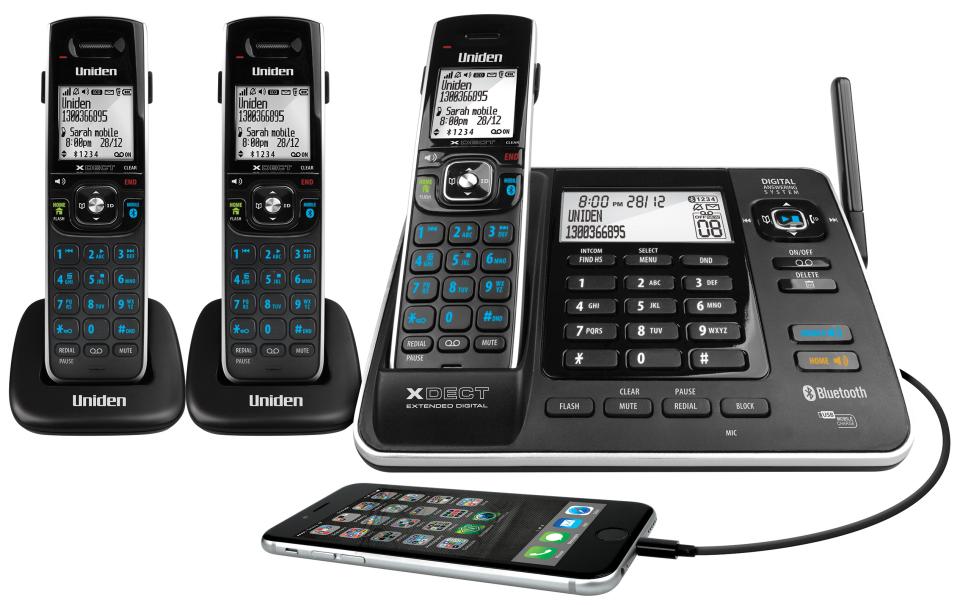 Uniden Xdect Extended Digital Phone Answering System