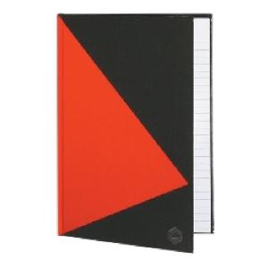 Notebook Red & Black A5 200 Page