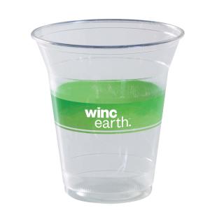 Winc Earth Plastic Cold Cup 285ml Clear Pack 50