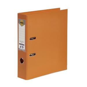 Marbig Lever Arch PE Linen A4 Orange