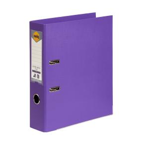 Marbig Lever Arch PE Linen A4 Purple