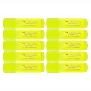 Faber-Castell Textliner Ice Highlighter Yellow Box 10