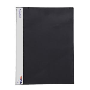 Winc Display Book A3 Non-Refillable 20 Pocket Insert Cover/Black