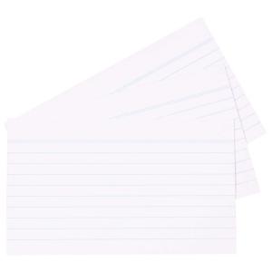 Quill System Cards Ruled 76x127mm White Pack Of 100