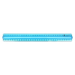 Micador Review Plastic Ruler 30cm Ice Blue