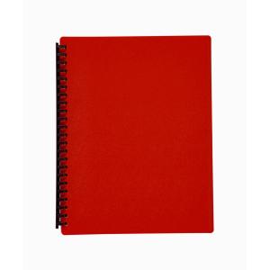 Winc Display Book Refillable A4 40 Pocket - Red