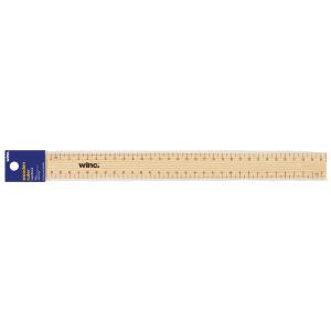 Winc Unpolished Wooden Ruler 30cm - Measurement in CM