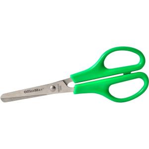 Officemax Blunt End Scissors Left Handed 155mm Green