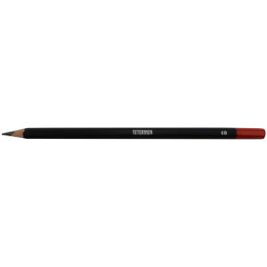 Teter Mek Hexagonal 6B Pencil Black Each