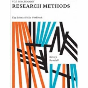 Vce Psychology Research Methods Key Science Skills Workbook 2ed