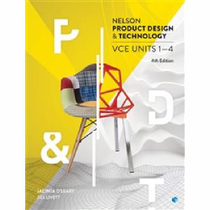 Nelson Product Design And Technology Vce Units 1 - 4 Student Book With 4 Access Codes