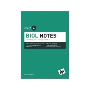 Cengage Learning A+ Biology Notes Vce Unit 4 Student Book 4th Ed Diane Canavan