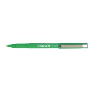 Artline 200 Green Fineline Pen 04mm Tip