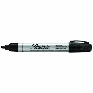 Sharpie Pro Metal Barrel Permanent Marker Chisel Black