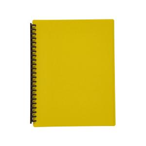 Winc Display Book Refillable A4 20 Pocket - Yellow