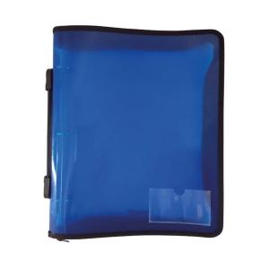 Protext Binder Buddy Zipper & Handle 25mm 3 Ring Blue