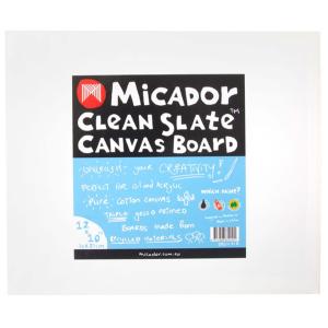Micador Clean Slate Canvas Board 14x11 Inch