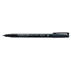 Staedtler 317 Lumocolor Permanent Marker 1mm Black