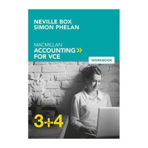 Macmillan Accounting VCE Units 3 & 4 Value Bundle Student Book + Digital + Workbook