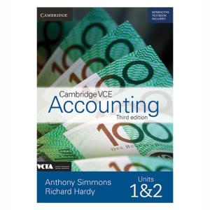 Cambridge VCE Accounting Units 1 & 2 Print Bundle Textbook eBook and Workbook