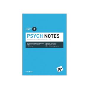 A+ Psych Notes Vce Unit 3 Student Book. Author Peter Milesi