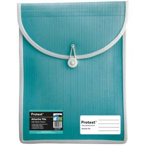 Protext File Attache A4 Aqua Elastic Closure