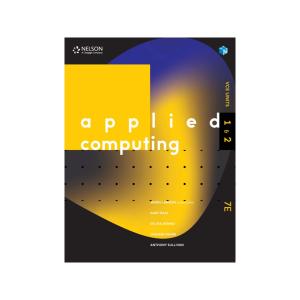 Applied Computing VCE Units 1 & 2 Student Book with 1 Access Code Gary Bass et al