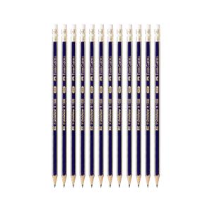 Faber-Castell Goldfaber Graphite Lead Hb Pencil With Eraser Tip Each Box 12