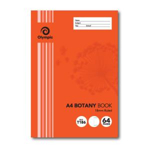 Olympic T186i Botany Book A4 64 Pages 18mm
