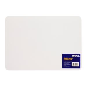Winc Whiteboard Double Sided Non Magnetic 297x420mm
