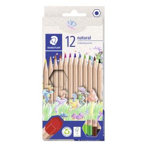 Staedtler Natural Coloured Pencils Pack 12