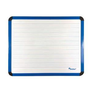 Writer Student Whiteboard Double Sided Magnetic 24mm Dotted Thirds Ruled/plain 360x280mm