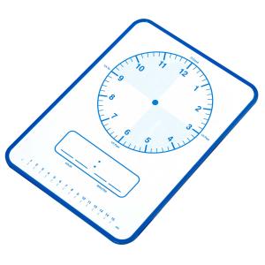 Creative Kids Whiteboard Tablet A4 Clock Face Magnetic