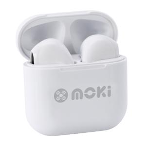 Mokipods Mini TWS Earphones For Kids Volume Limited - White