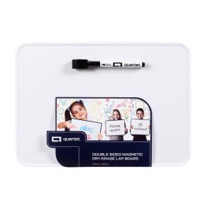 Quartet Double Sided Magnetic Lap Whiteboard 200x300mm With Marker