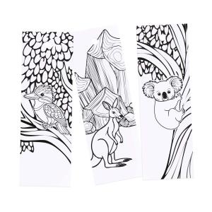 Quill Book Mark Colouring-in Pk15