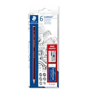 Staedtler Tradition Sketching Set Of 6 Pack