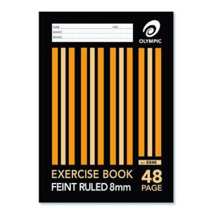 Olympic E848 Exercise Book A4 48 Pages 8mm Ruled