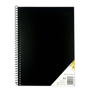 Quill Swva4 Visual Art Diary Spiral A4 110gsm 120 Page