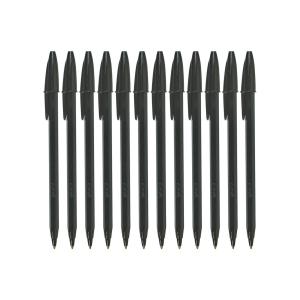 BIC Economy Ballpoint Pen Medium 1.0mm Black Box 12