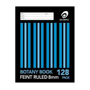 Olympic T2812 Botany Book 225 x 175mm 8mm Ruled 128 Pages 