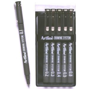 Artline Drawing System Pen Wallet 6 123046