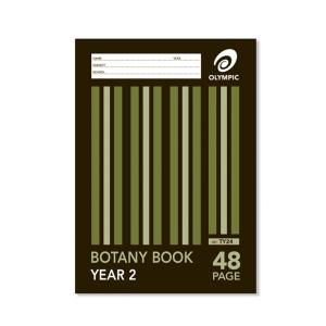 Olympic A4 Botany Book QLD Year 2 18mm Ruled 56GSM 48 Pages