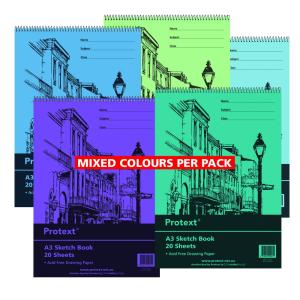 Protext Polypropylene A3 20 Leaf Sketch Book