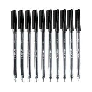 Staedtler Stick 430M Ballpoint Pen Medium 1.0mm Black Box 10
