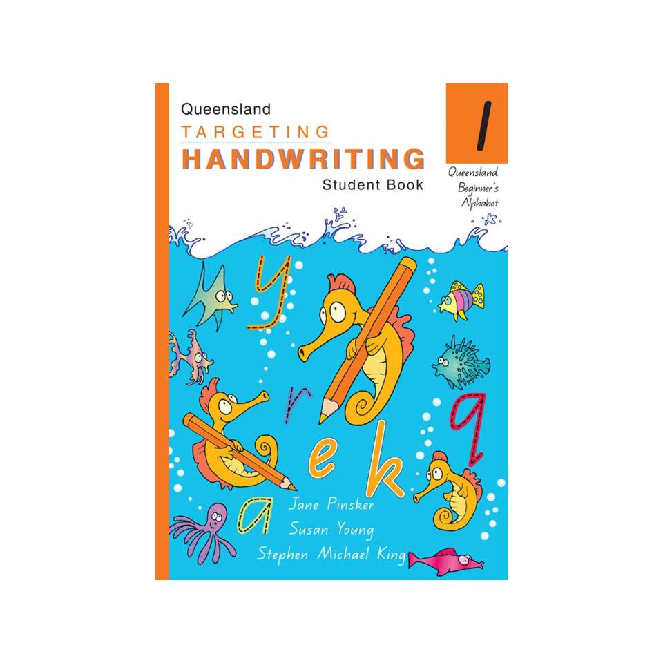 Pascal Press Targeting Handwriting QLD Student Book 1 Jane & Young Pinsker