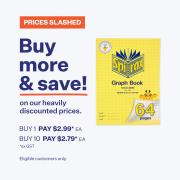 Spirax 314 Graph Book Super Size 10mm Grid 90gsm 64 Pages