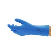 AlphaTec 87-354 Latex Silverlined Glove Blue Size 7 Pkt 12